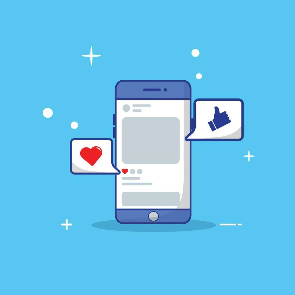 Smartphones with Emoji Reactions Vector Illustration. Emoticons and Smartphone Concept Isolated Vector.