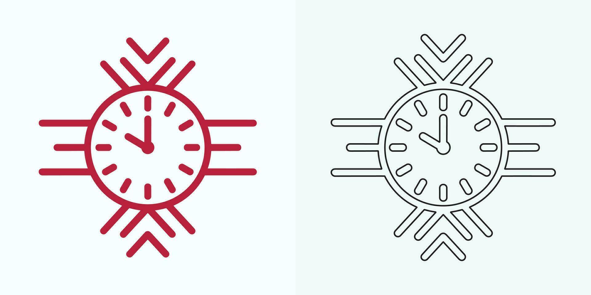 Passage of time icon. Passage of time. Timer logo. Watch icon illustration vector design