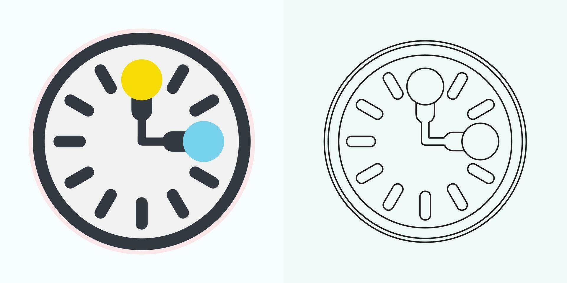 Time and Clock set of linear icons. Time management. Timer, Speed, Alarm, Restore, Time Management, Calendar and more. Collection of time, clock, watch, timer vector simple outline icons for web