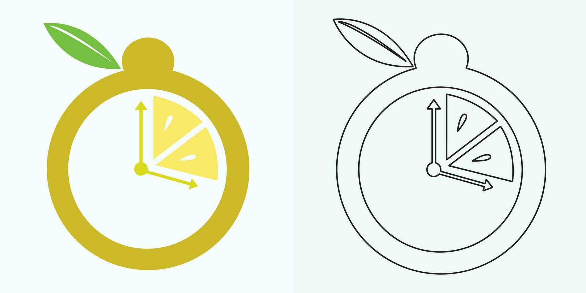 paso de hora icono. paso de tiempo. Temporizador logo. reloj icono ilustración vector diseño