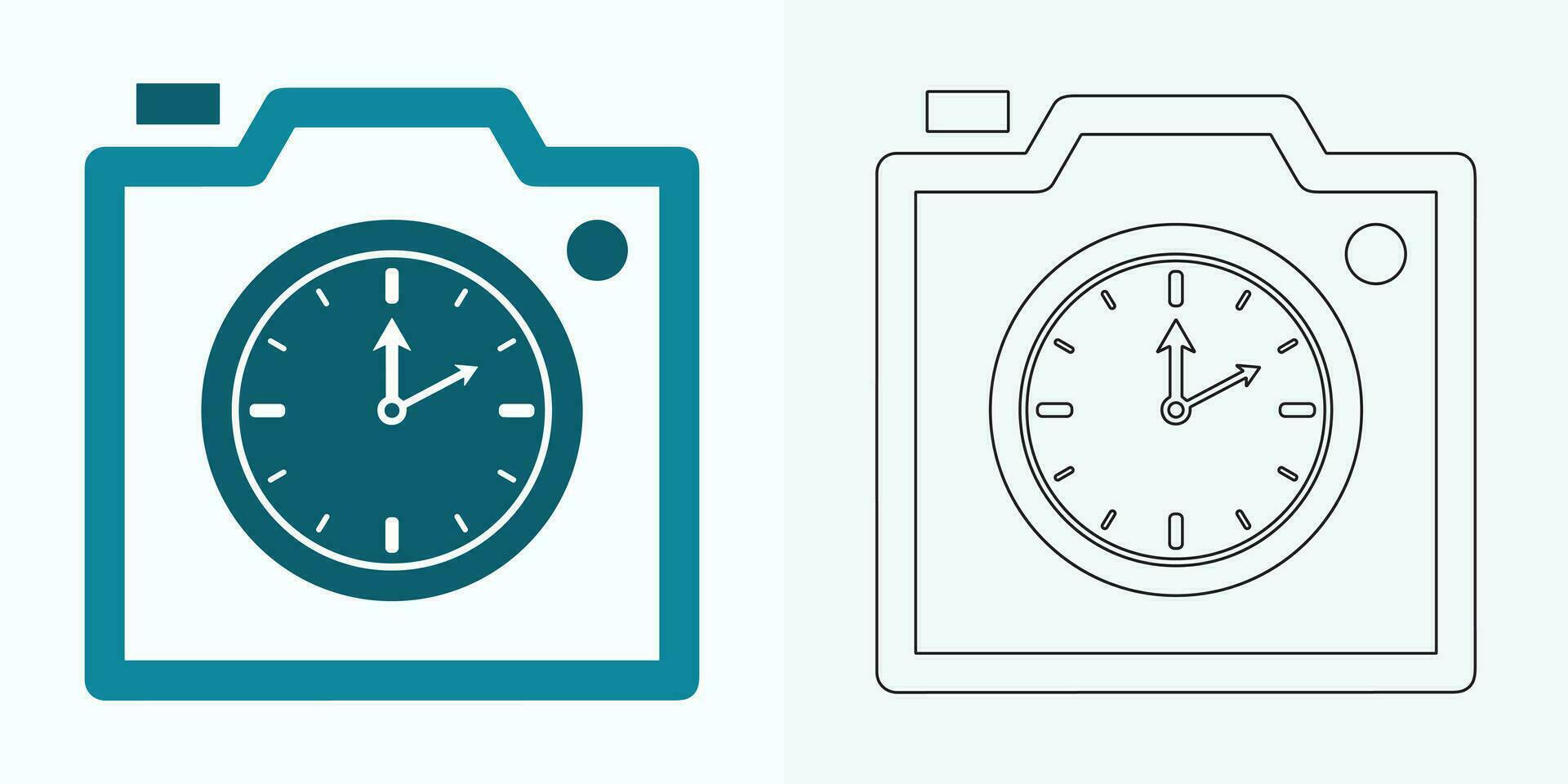 paso de hora icono. paso de tiempo. Temporizador logo. reloj icono ilustración vector diseño