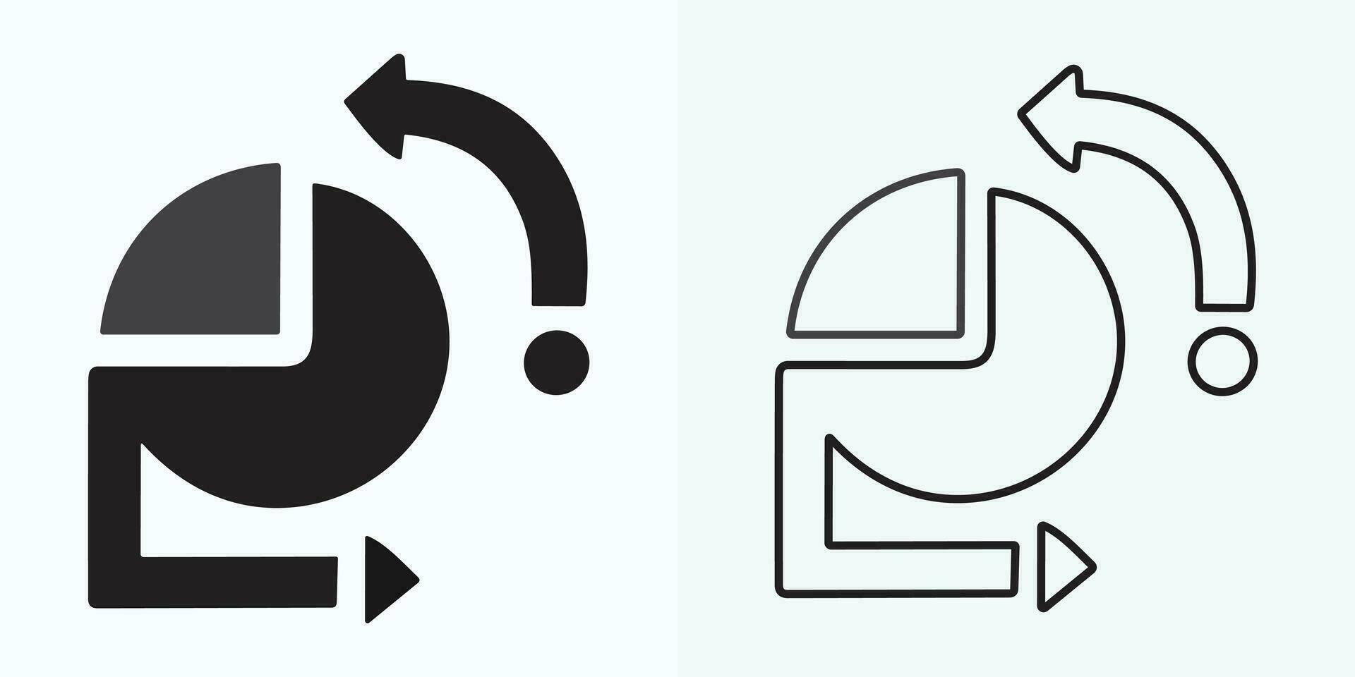 Set vector line icons in flat design with elements for mobile concepts and web apps. Collection modern infographic logo and pictogram.