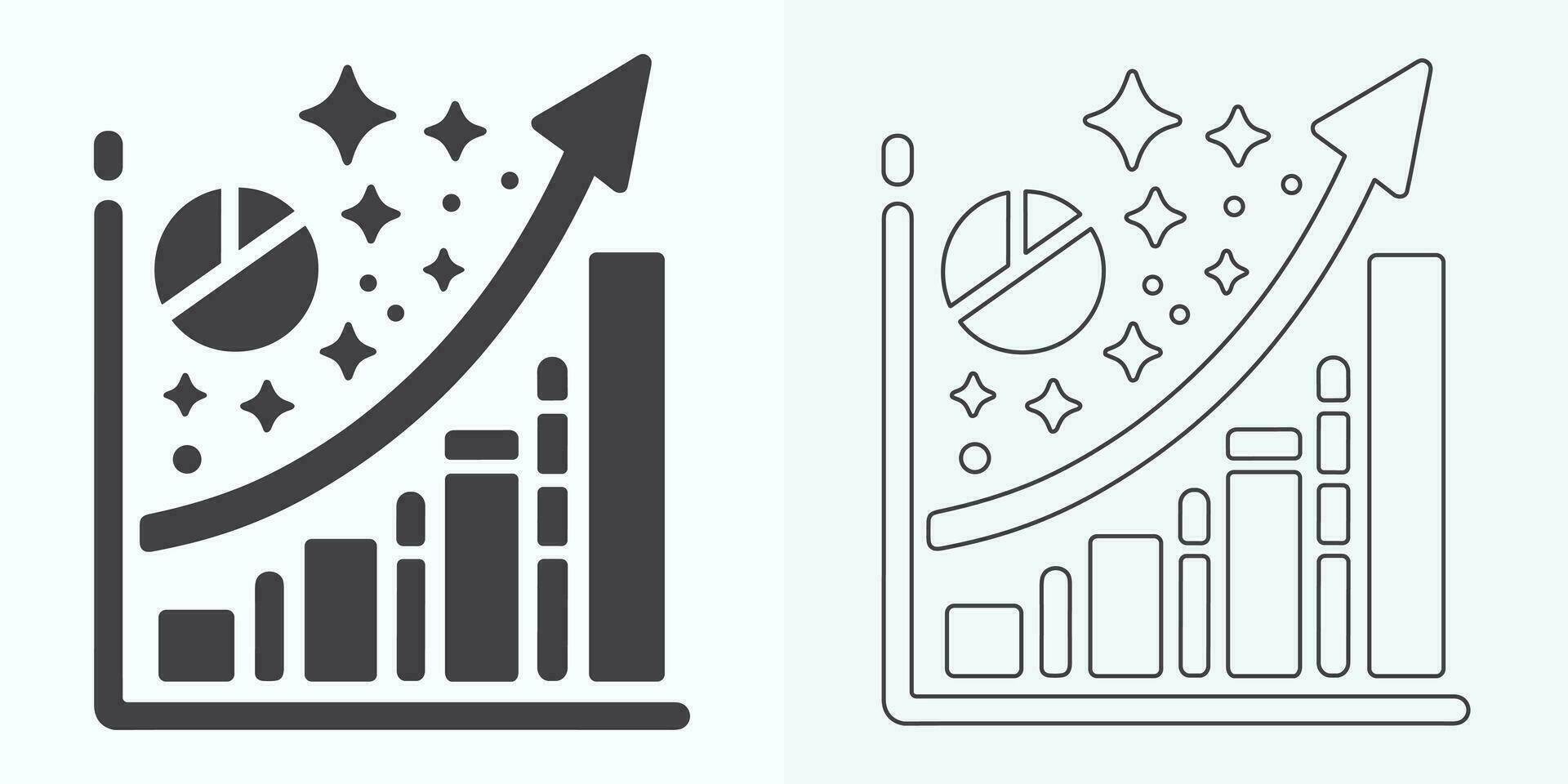 Growing Graph Icon set, Bar Chart Icon, Infographic, Growths Chart Collection For Business Improvement Analytics, Diagram Symbol, Financial Profit Chart Bar Vector Illustration