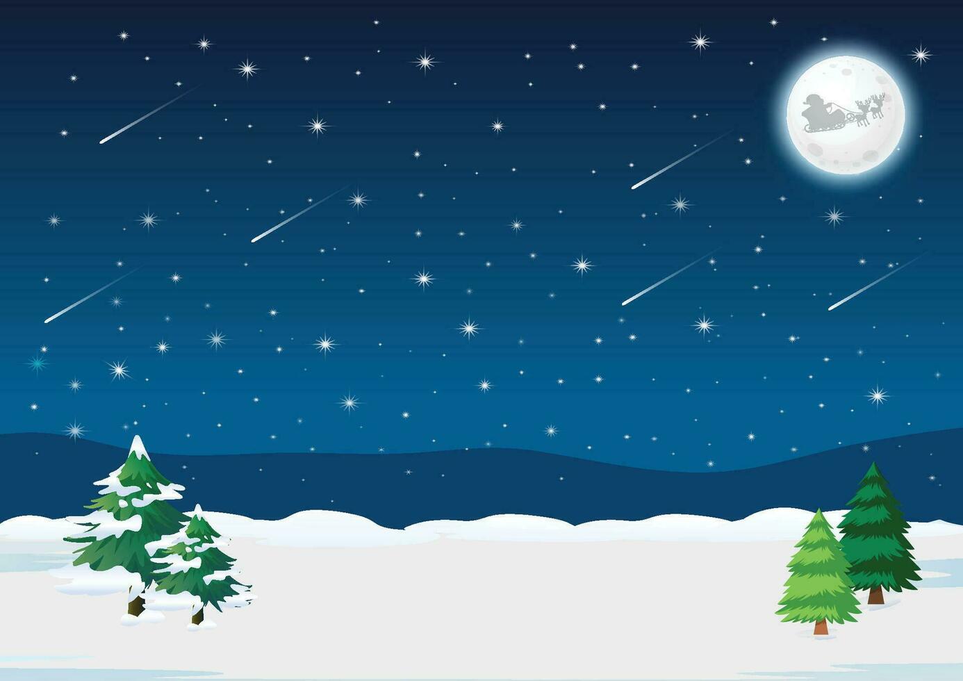 Winter Background Christmas Card vector