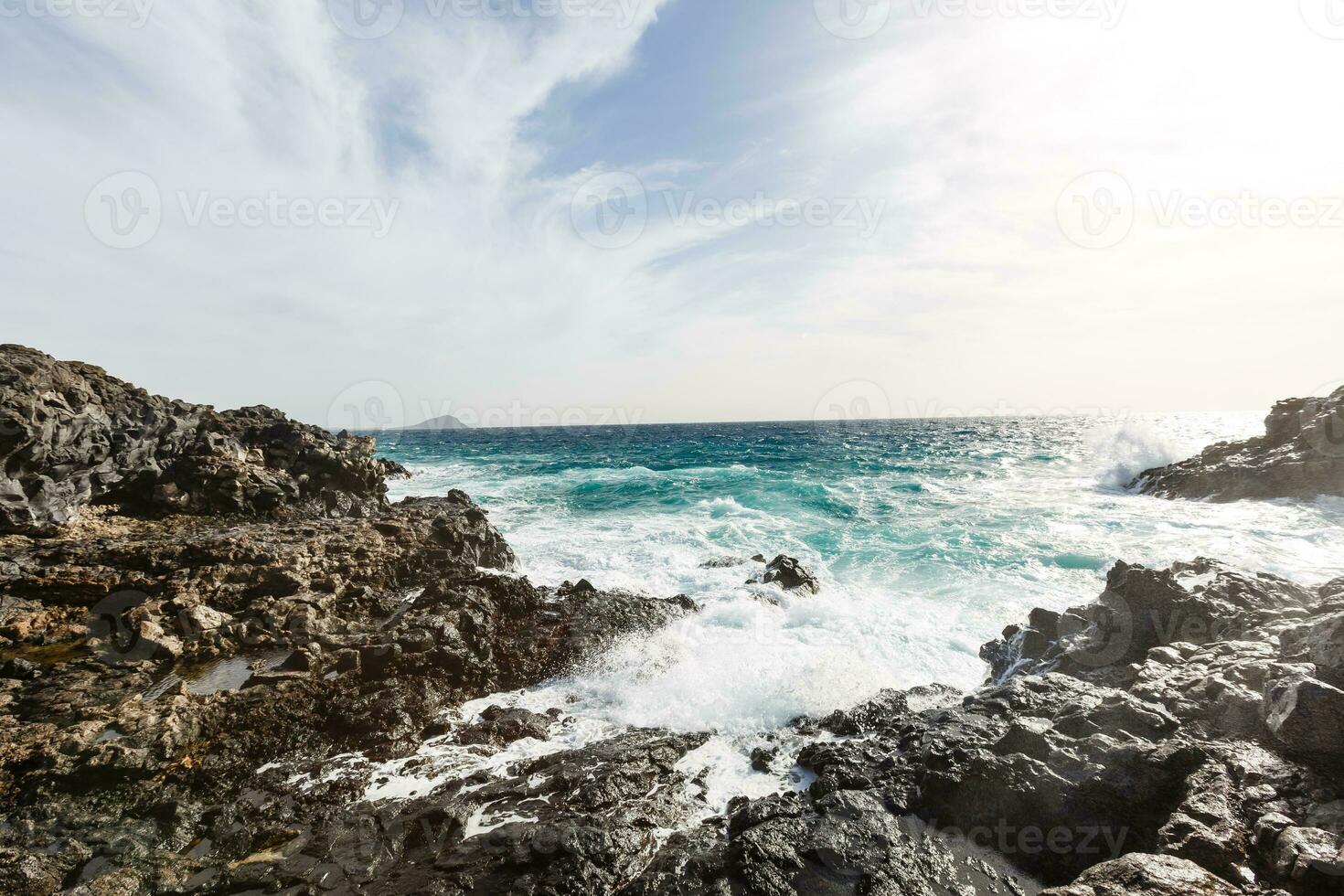 atlántico Oceano salvaje costa, tenerife, canario islas, España foto