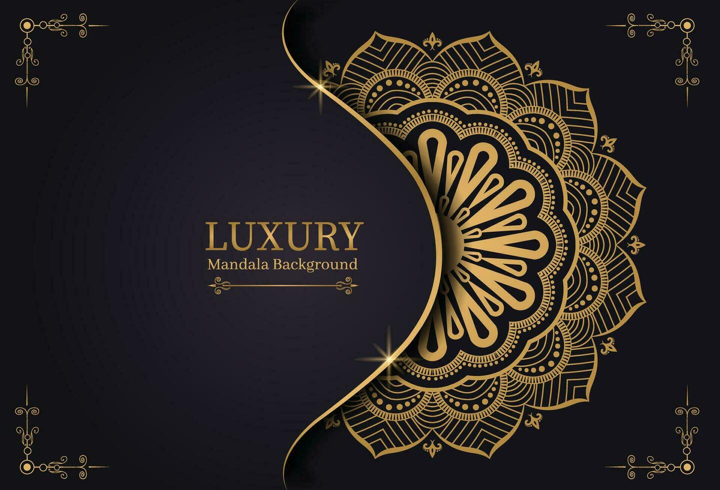 Luxury mandala background with golden arabesque pattern Arabic Islamic east style. Ramadan Style Decorative mandala. Mandala for print, poster, cover, brochure, flyer, banner vector