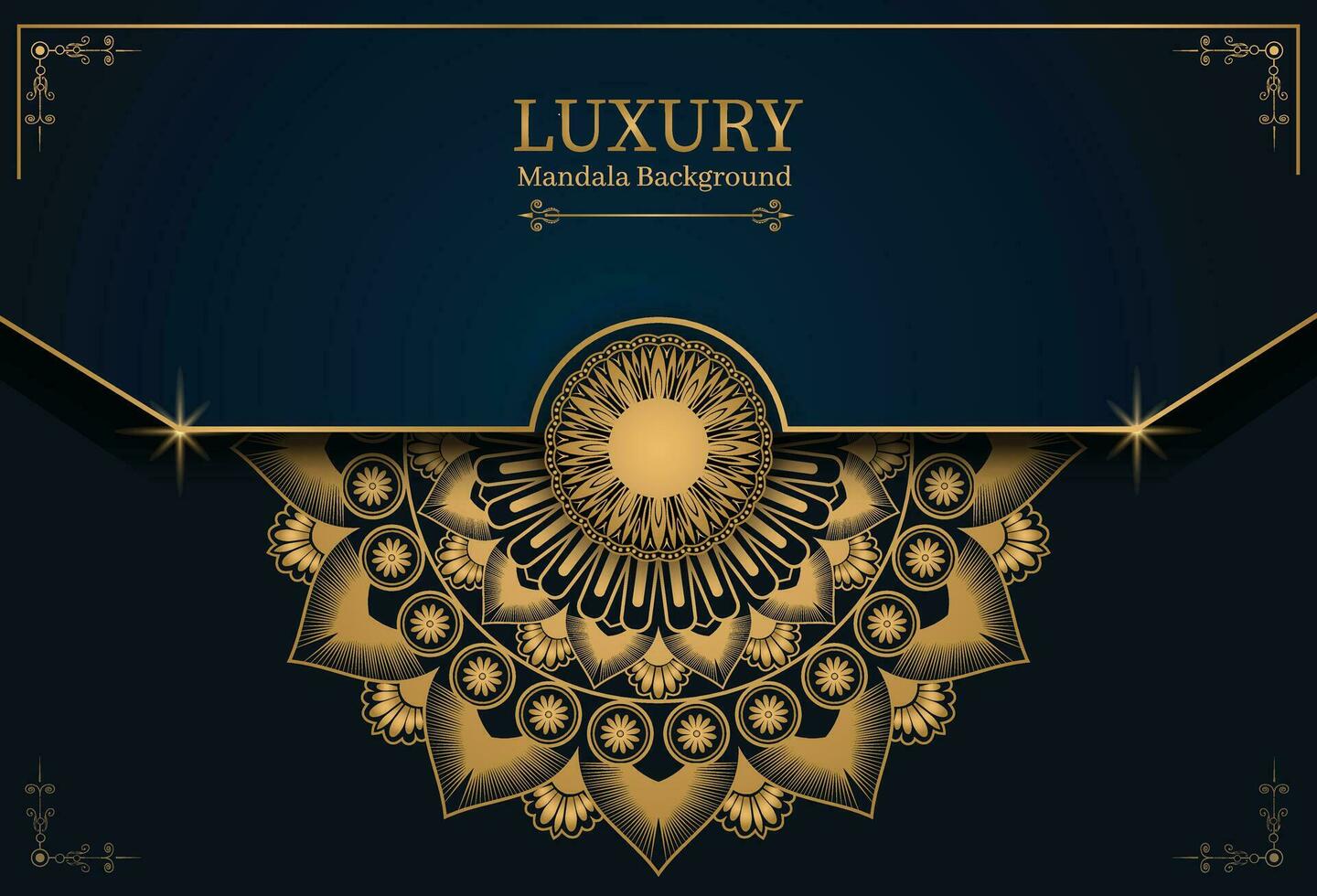 Luxury mandala background with golden arabesque pattern Arabic Islamic east style. Ramadan Style Decorative mandala. Mandala for print, poster, cover, brochure, flyer, banner vector