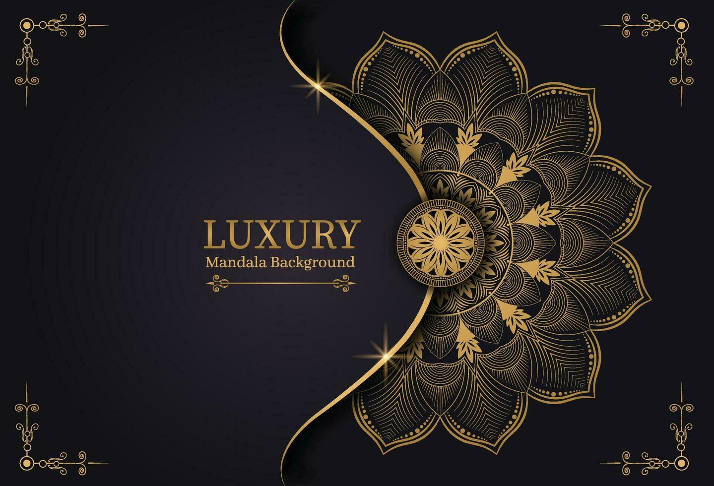 Luxury mandala background with golden arabesque pattern Arabic Islamic east style. Ramadan Style Decorative mandala. Mandala for print, poster, cover, brochure, flyer, banner vector