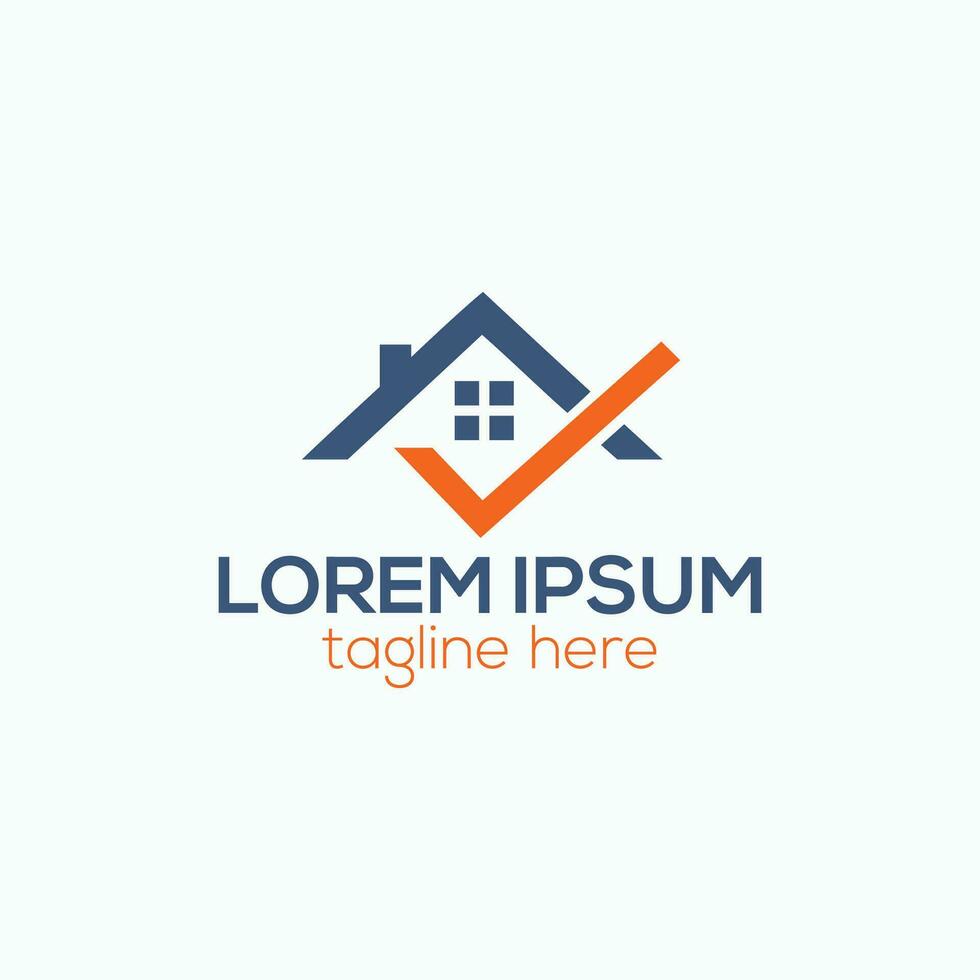 Real estate home investment mortgage logo design isolated vector template illustration