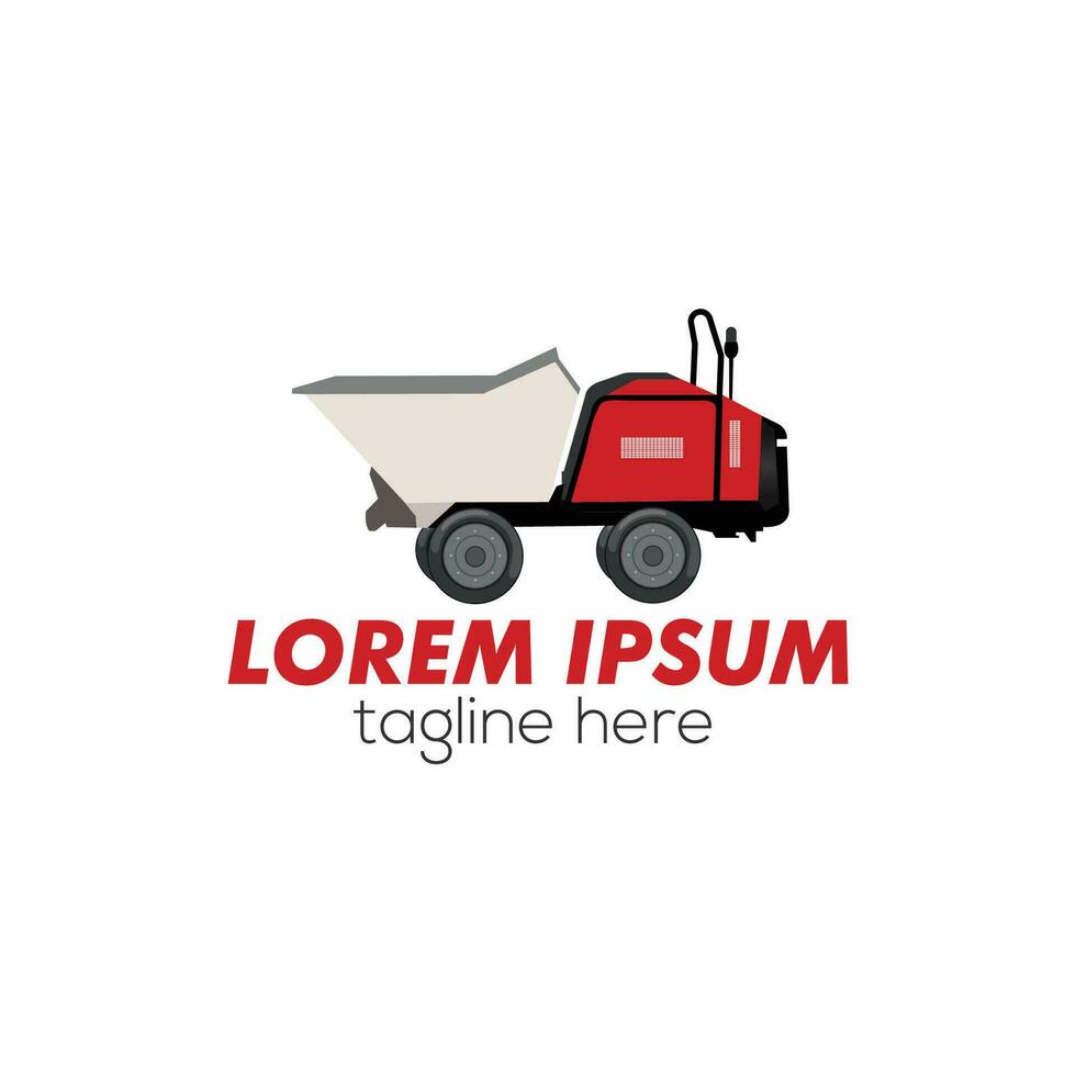 Construction concrete Power trowel logo design isolated vector template illustration