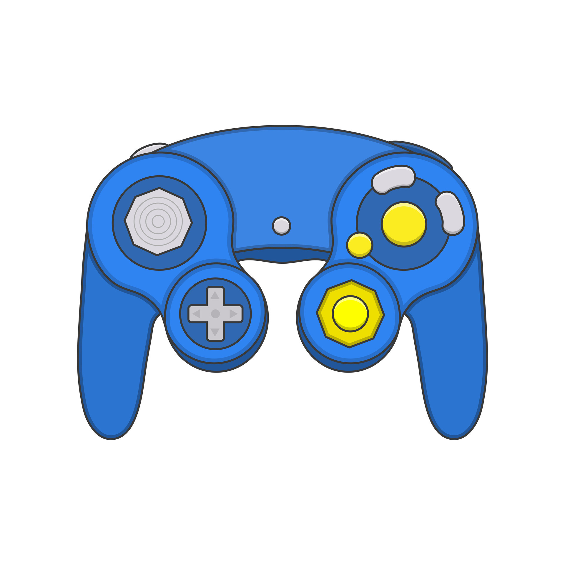 Video game controller vector illustration 34884972 Vector Art at Vecteezy