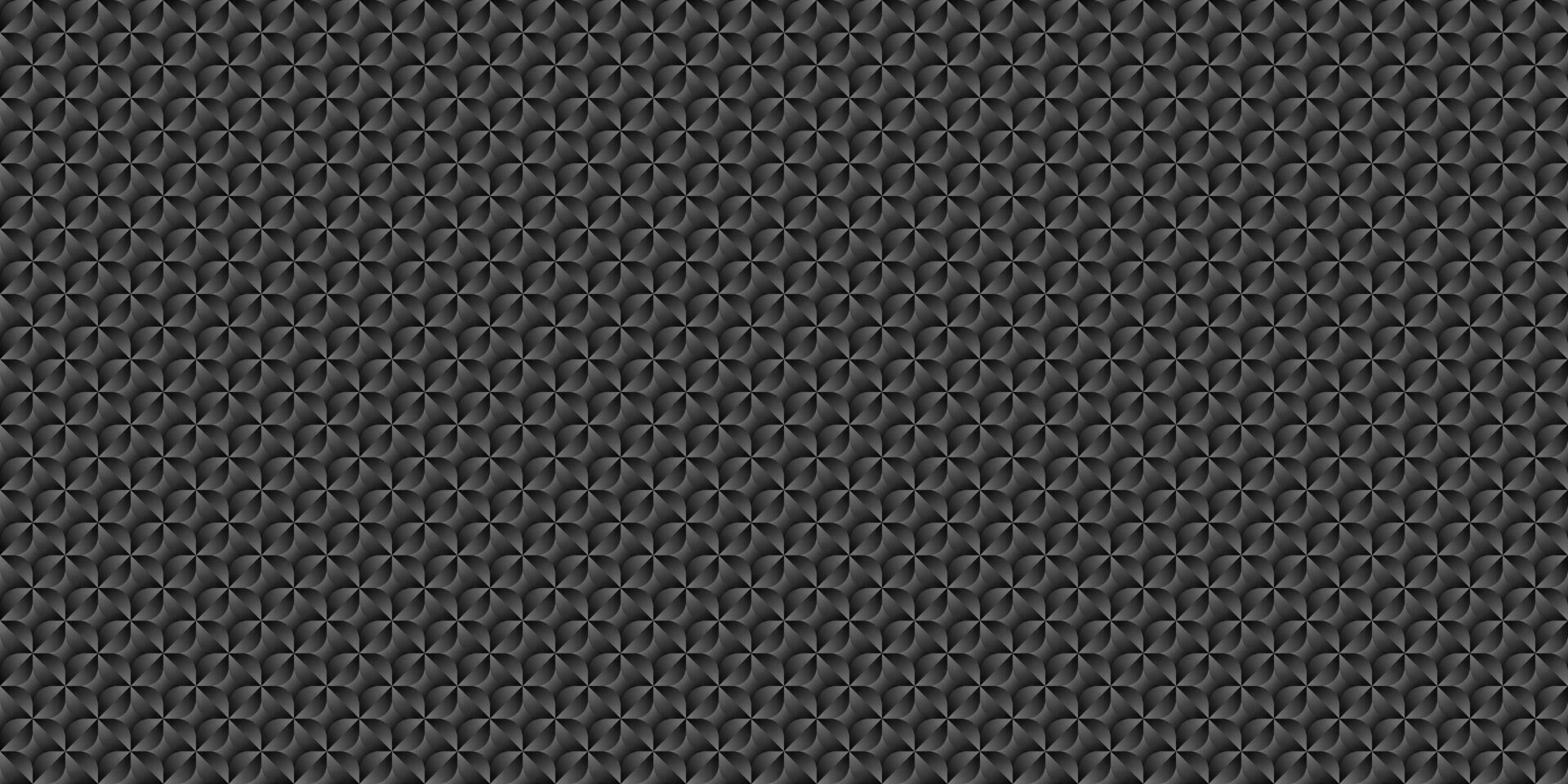 Dark black Geometric grid Carbon fiber background vector