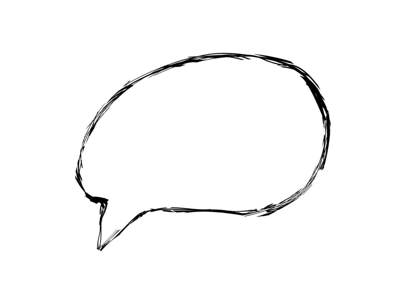 Blank empty white vector speech bubble