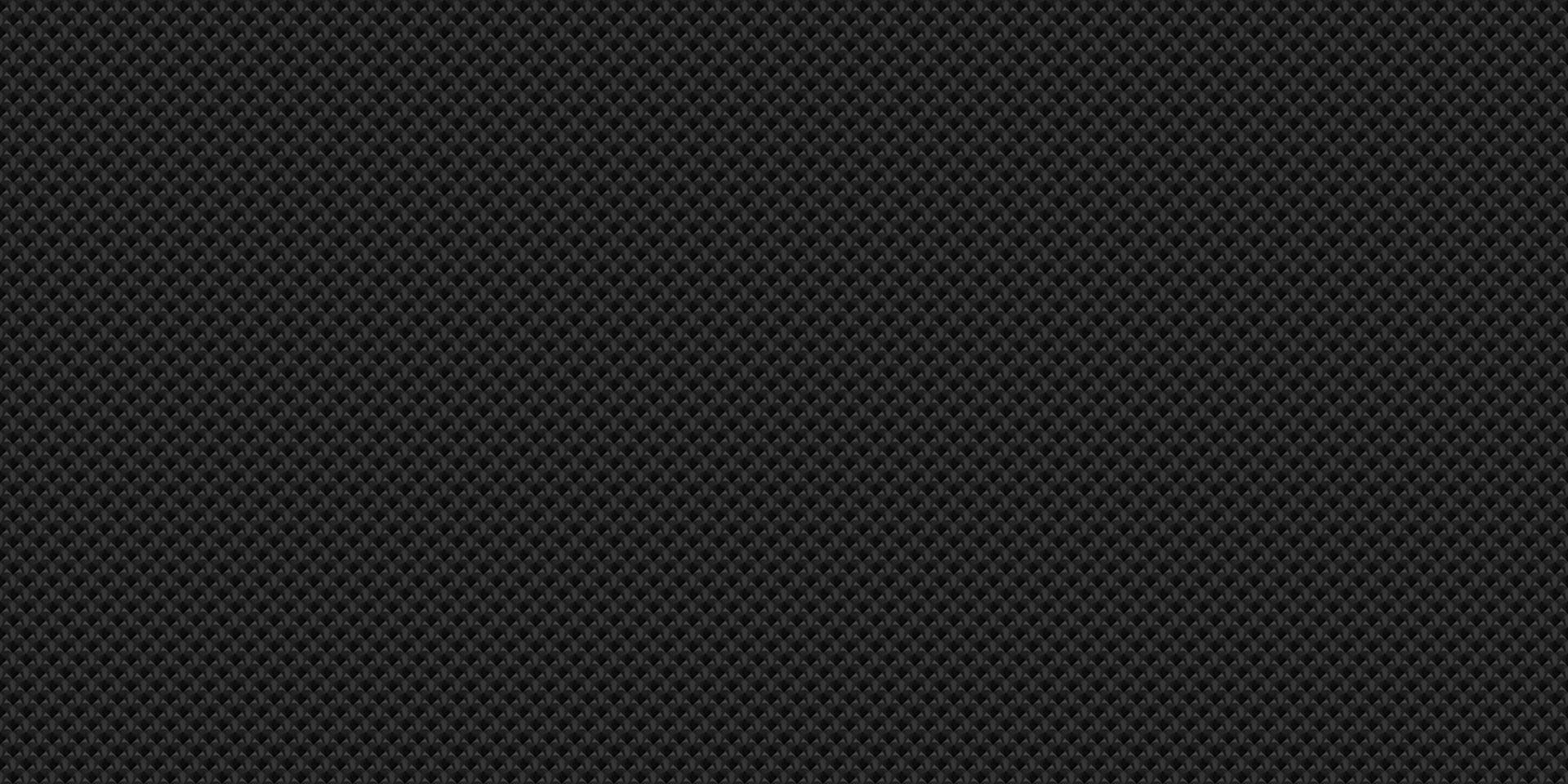 Dark black Geometric grid Carbon fiber background vector