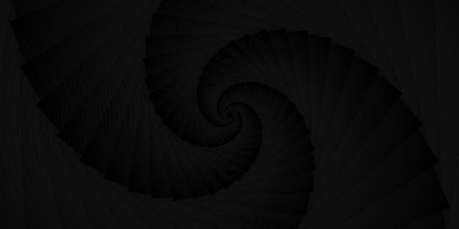 Abstract background with spiral. Monochrome texture. Vector illustration