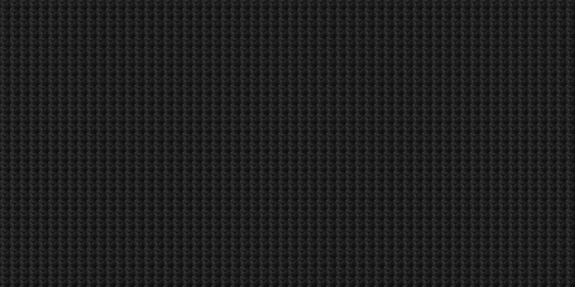 Dark black Geometric grid Carbon fiber background Modern dark abstract texture Seamless pattern vector