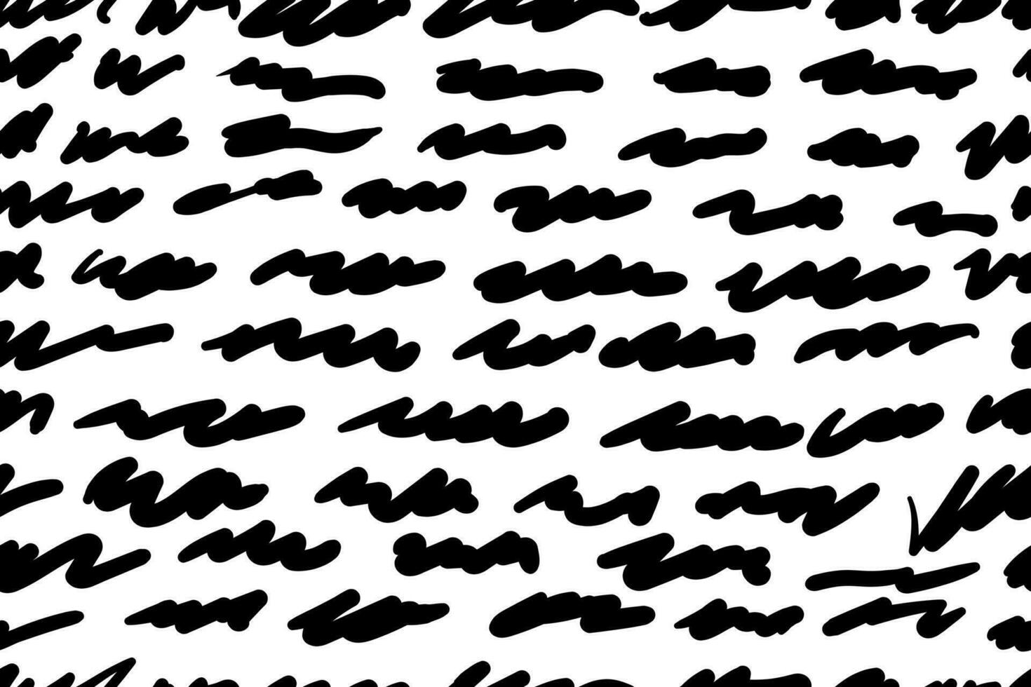 Black and white Abstract ink painting seamless texture vector