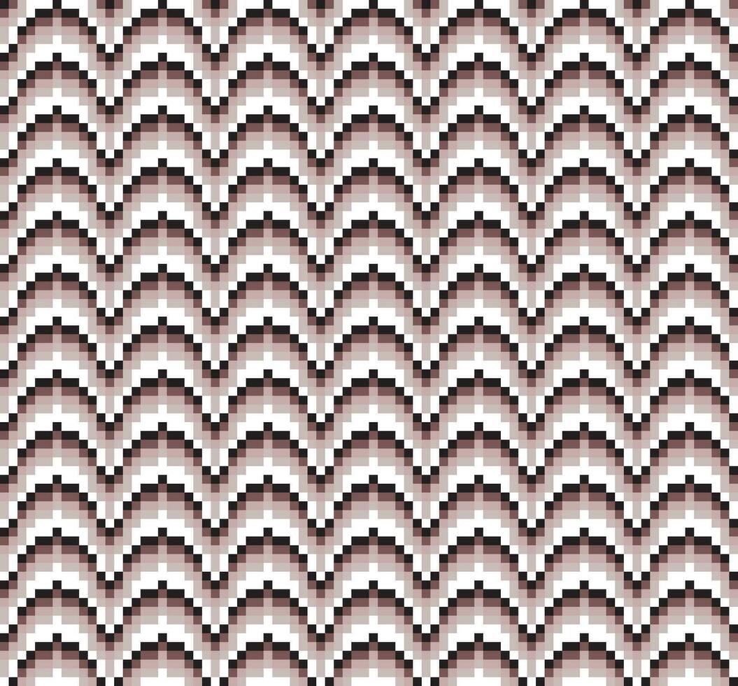 monocromo geométrico cuadrícula píxel Arte antecedentes moderno negro y blanco resumen mosaico textura vector