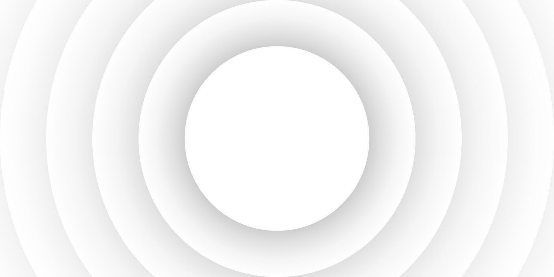 Abstract black and white round background with concentric circles. Vector illustration