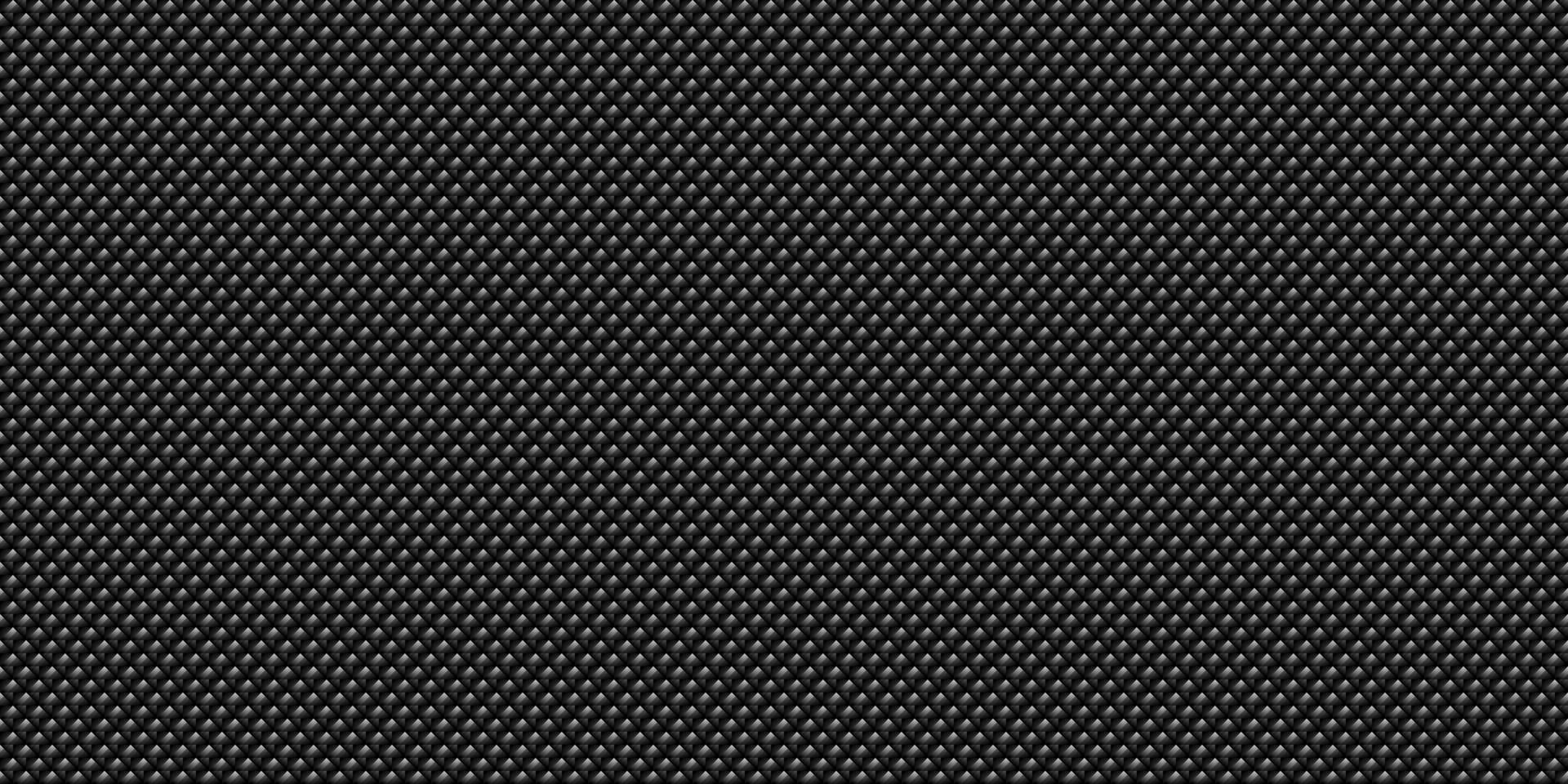 oscuro negro geométrico cuadrícula carbón fibra antecedentes moderno oscuro resumen textura sin costura modelo vector