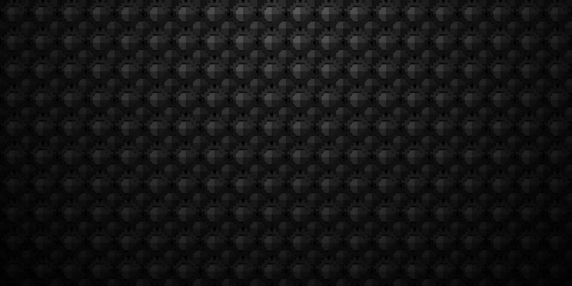 Dark black Geometric grid Carbon fiber background Modern dark abstract texture Seamless pattern vector