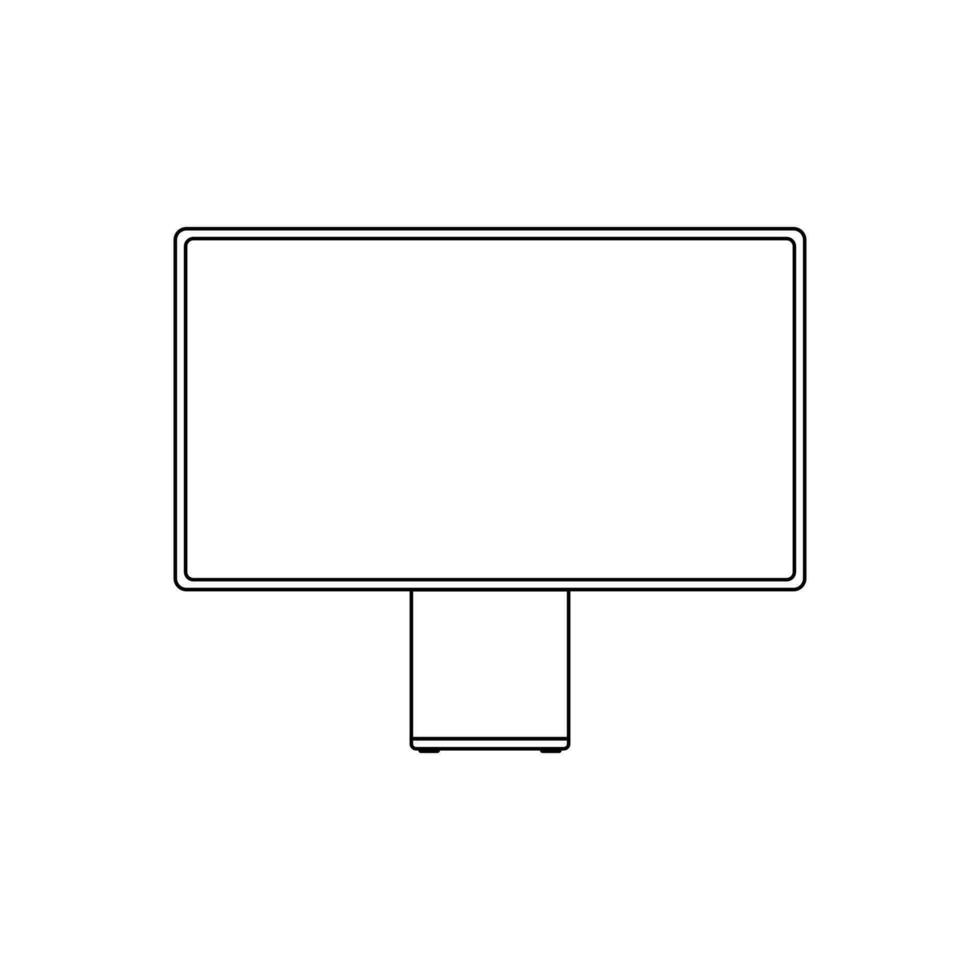 Computer display Screen computer monitor vector