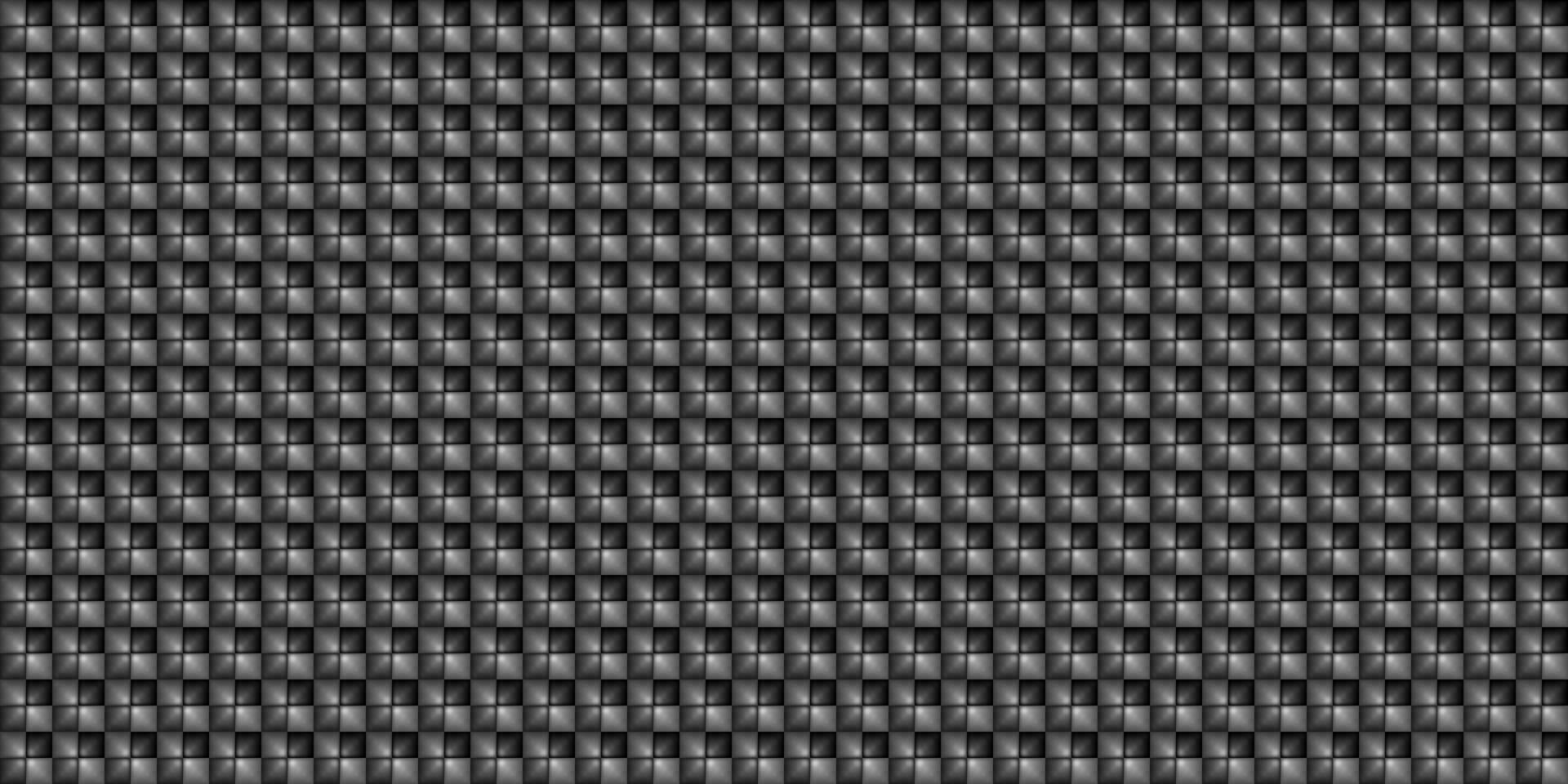 Dark black Geometric grid Carbon fiber background Modern dark abstract texture Seamless pattern vector