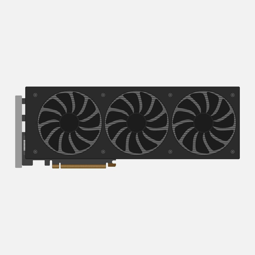 gpu icono gráficos Procesando unidad vector