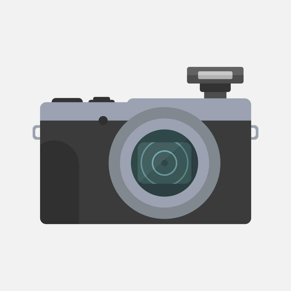 vector cámara icono plano ilustración