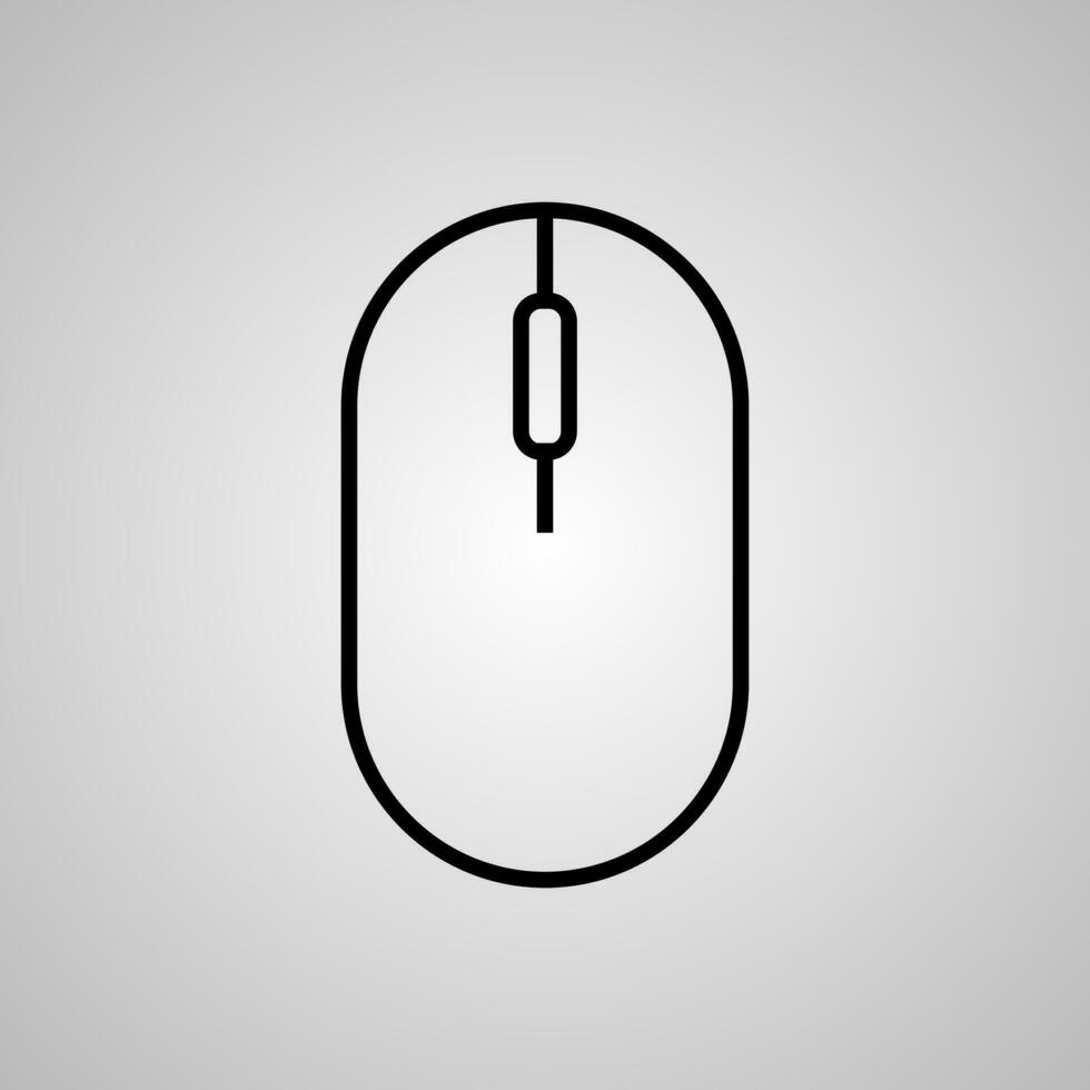 Computer mouse icon vector illustration