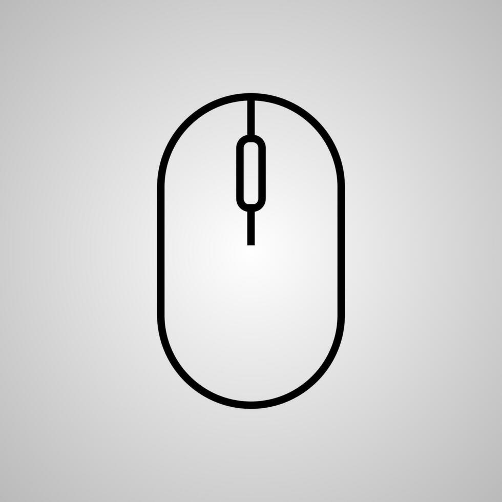 Computer mouse icon vector illustration