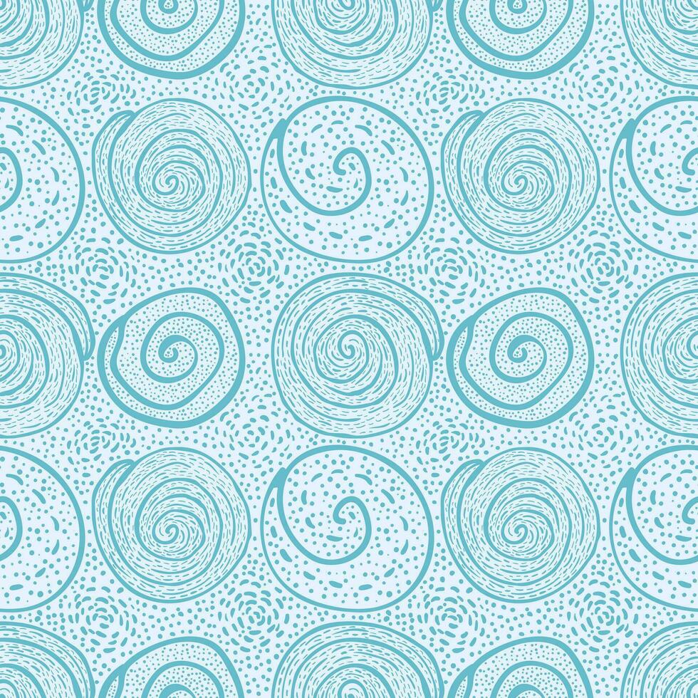 Hand drawn Doodle pattern Abstract ornament background vector