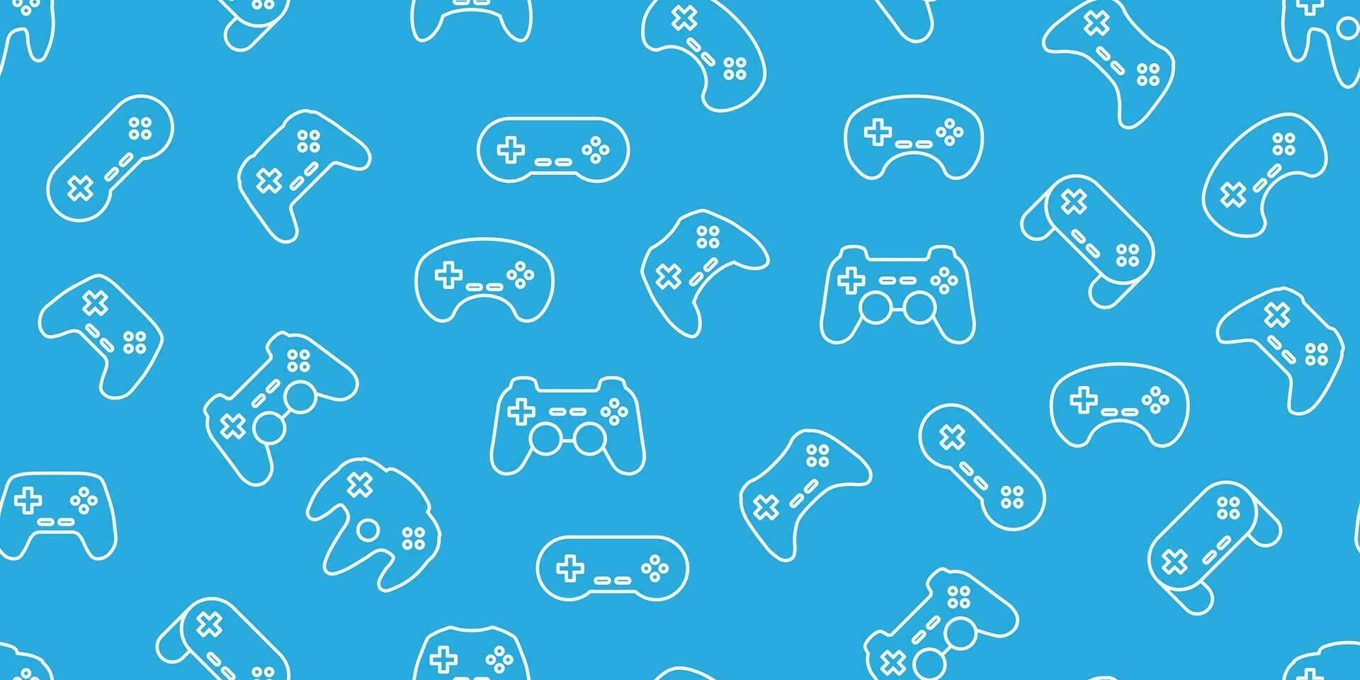 Gamepad Video game controller background vector