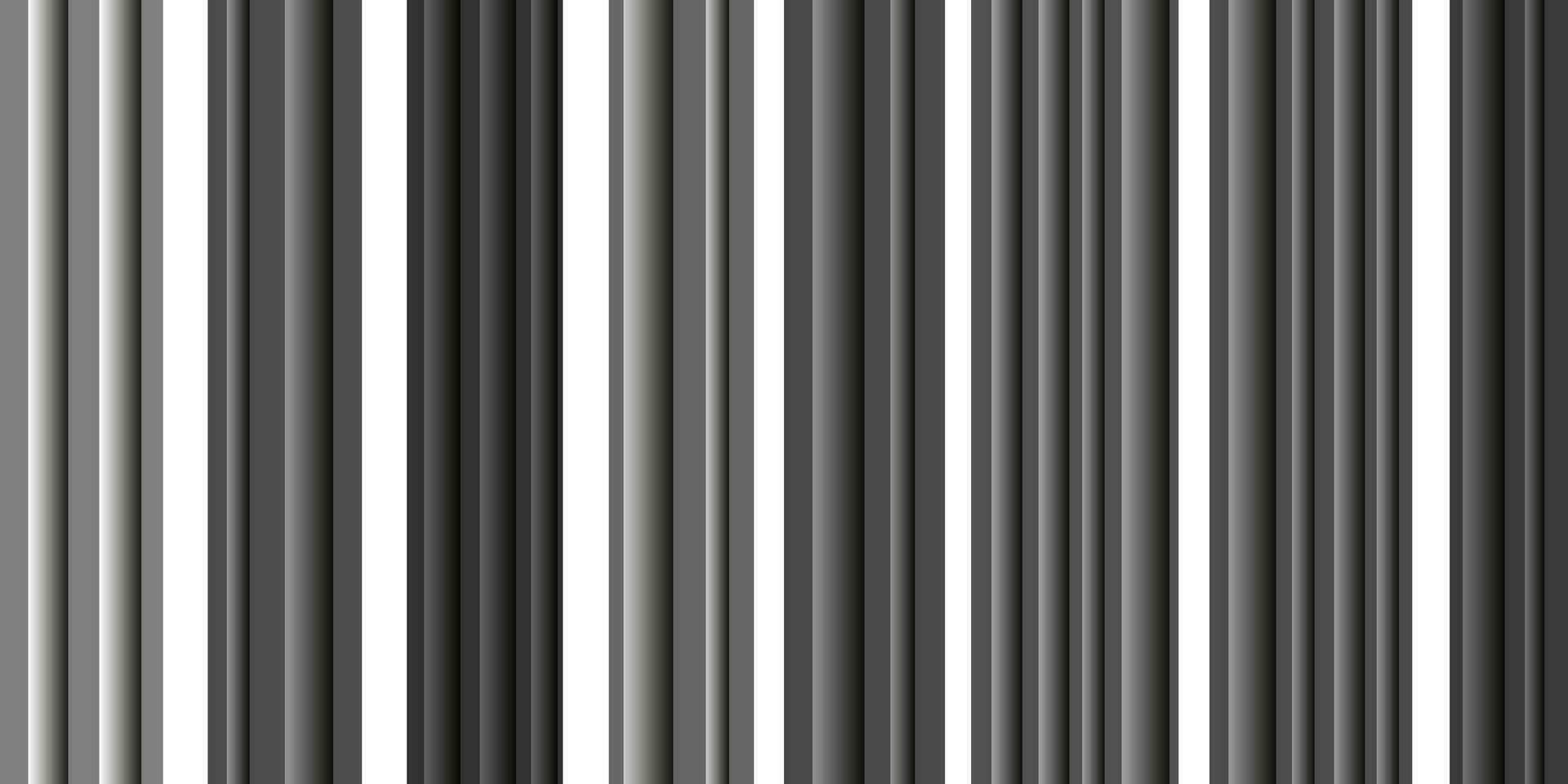 Monochrome black and white vertical stripes background vector