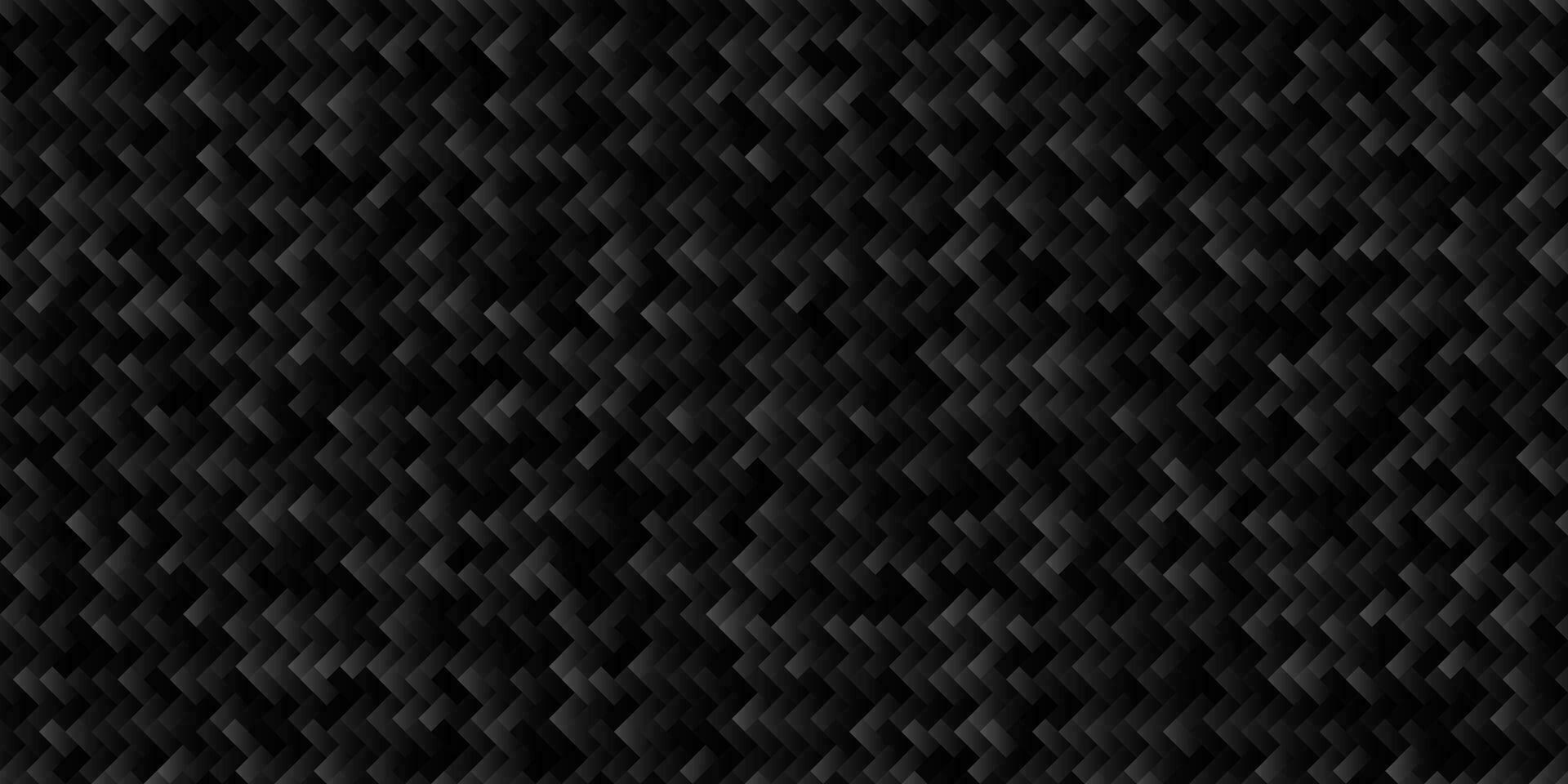 Monochrome dark geometric grid background Modern dark black abstract noise texture vector