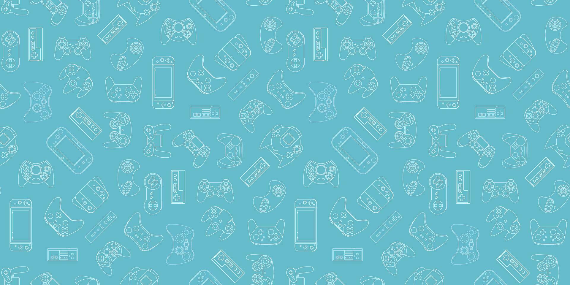 Gamepad Video game controller background vector
