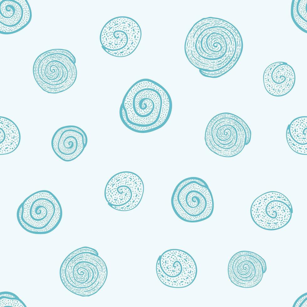 Hand drawn Doodle pattern Abstract ornament background vector