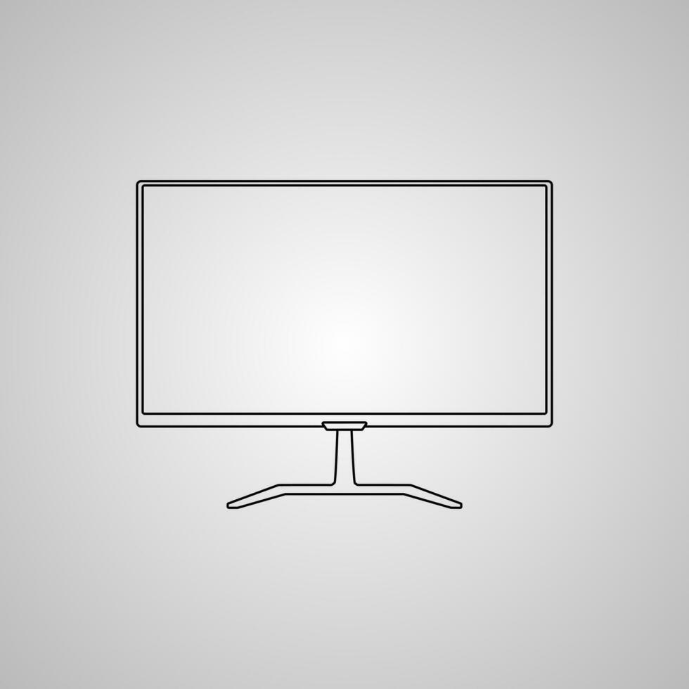 computadora monitor pantalla computadora monitor vector