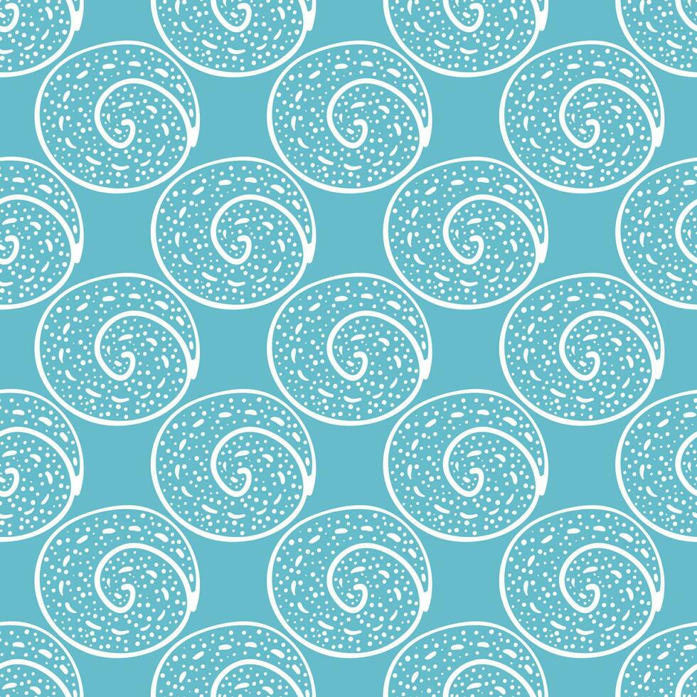 Hand drawn Doodle pattern Abstract ornament background vector