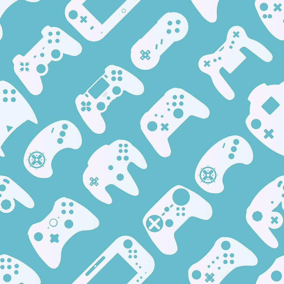 Gamepad Video game controller background vector