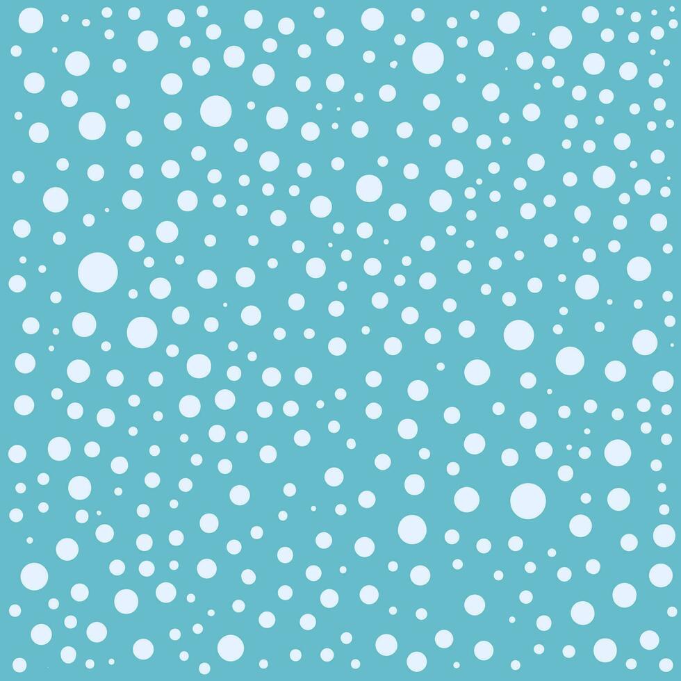 Colorful blue Hand drawn dots abstract background vector