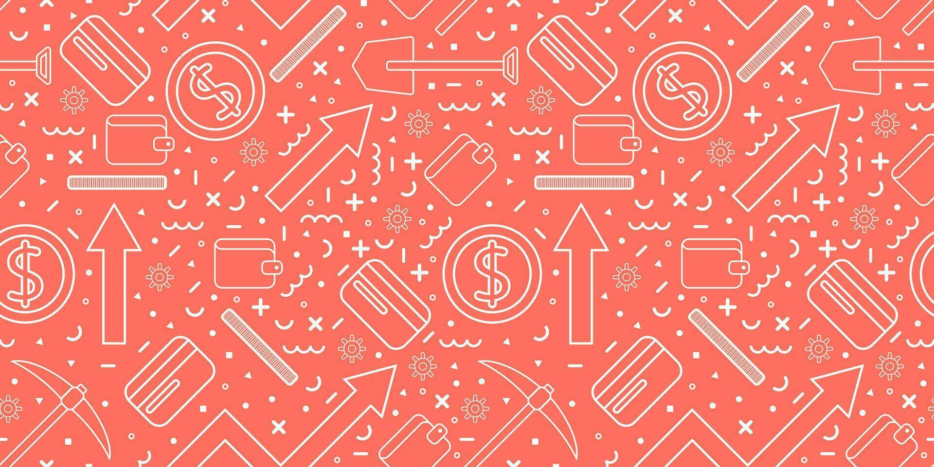 Gadgets and devices pattern collection vector