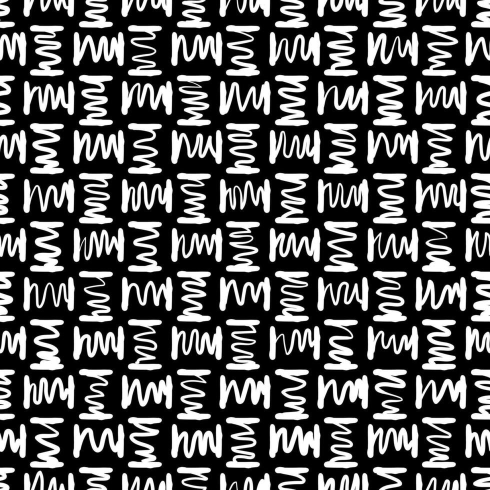 Hand drawn Doodle pattern Abstract ornament background vector