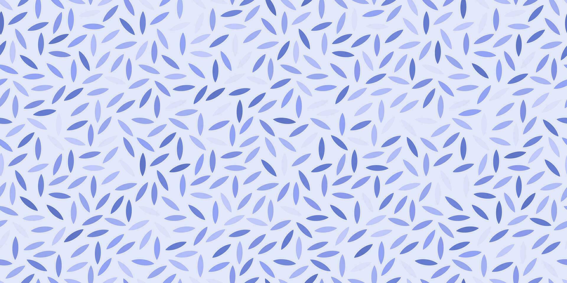 Simple rice grain seamless pattern blue background vector