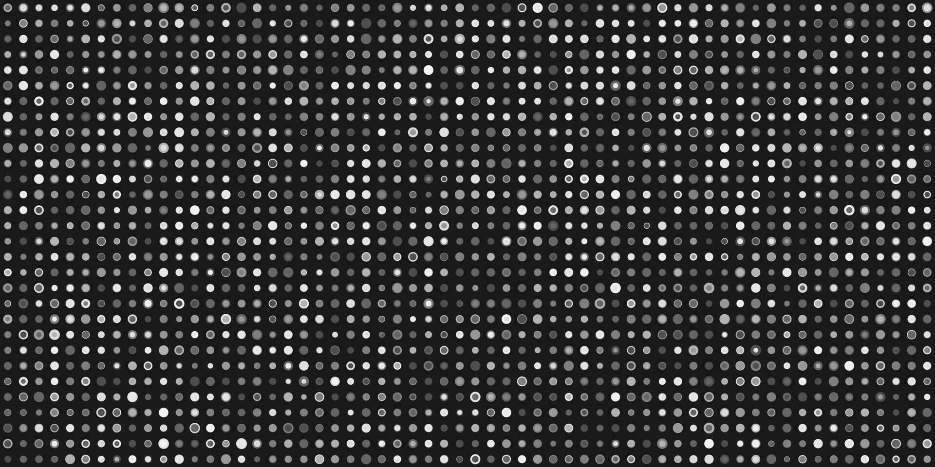 Black and white Hand drawn dots abstract background vector
