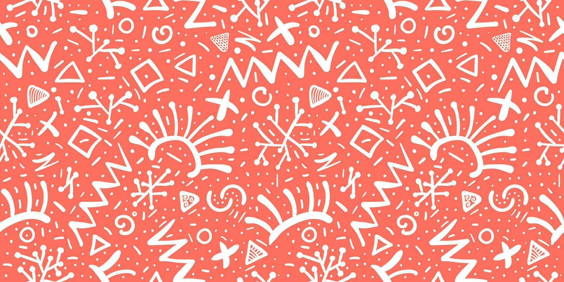 Memphis pattern Minimal geometric background vector