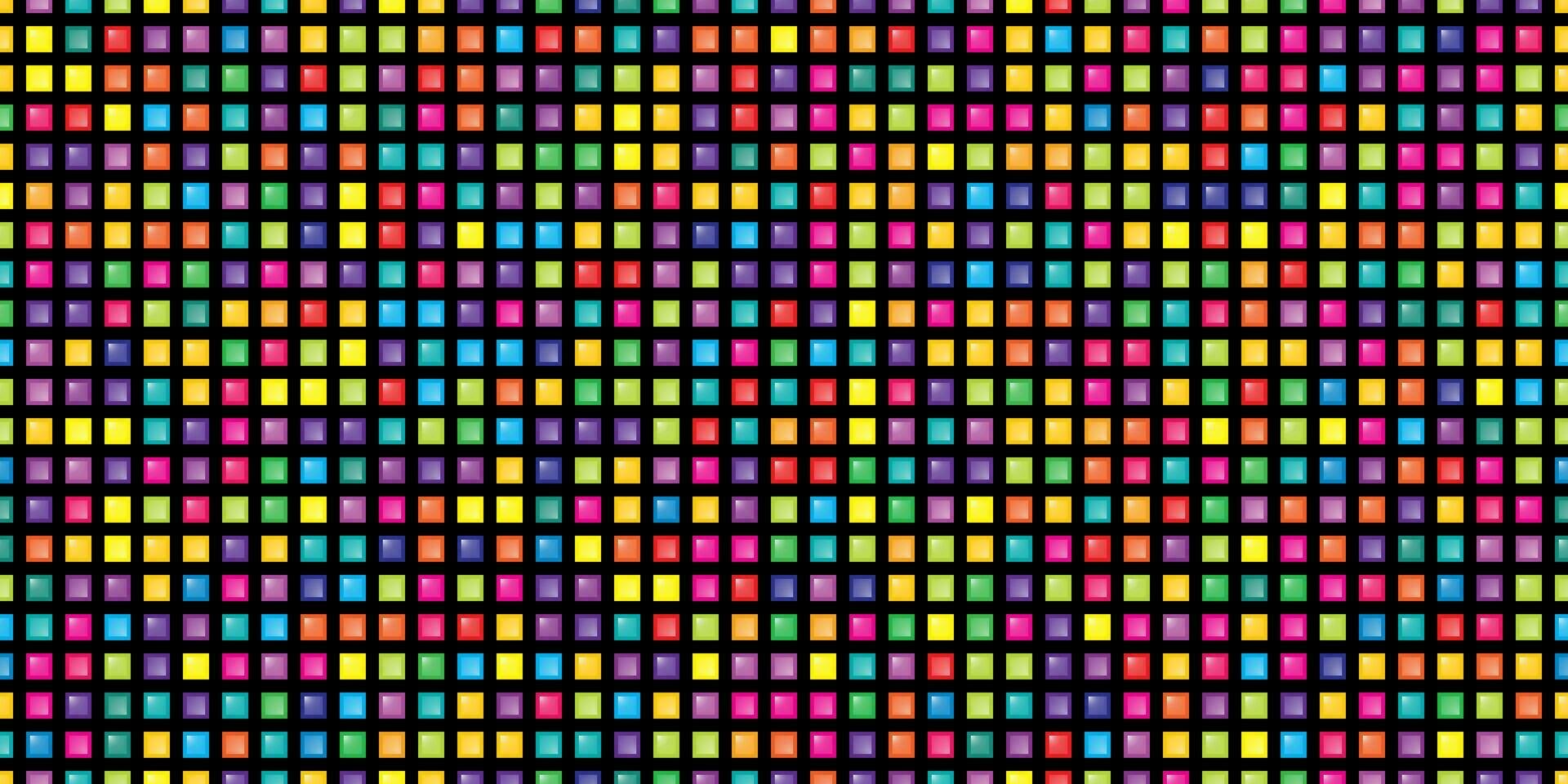 Abstract colorful seamless geometric grid background with colored shapes vector