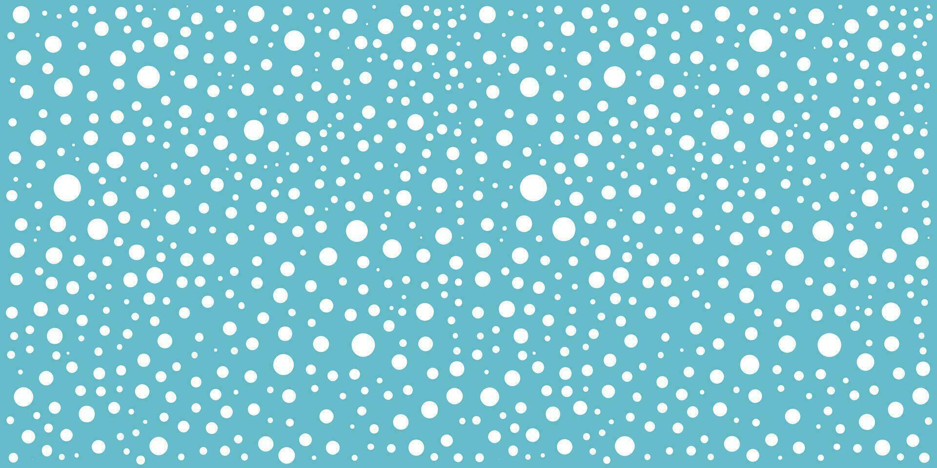 Colorful blue Hand drawn dots abstract background vector