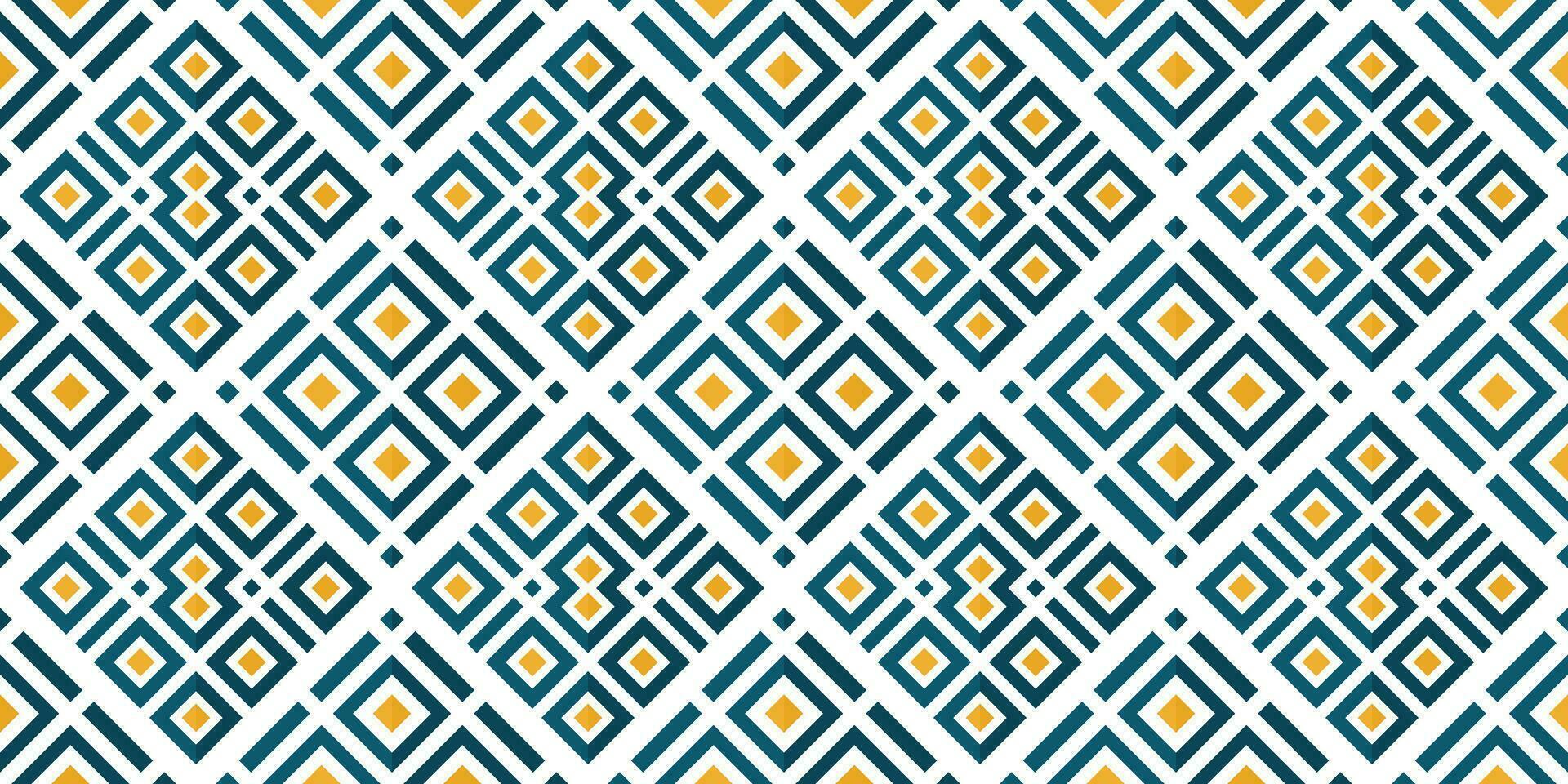 Mediterranean style ceramic tile pattern Ethnic folk ornament Colorful seamless geometric pattern vector