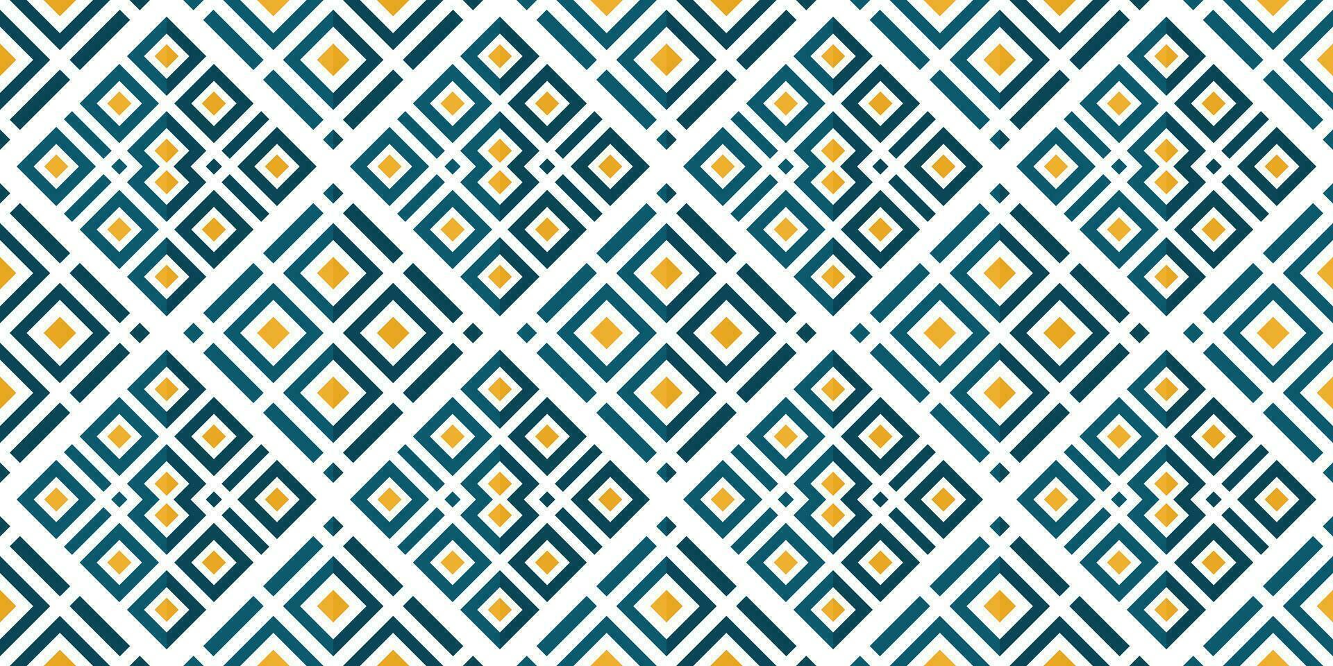 Mediterranean style ceramic tile pattern Ethnic folk ornament Colorful seamless geometric pattern vector